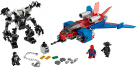 LEGO SUPER HEROES Spider-Man : Le Spider-jet contre le robot de Venom 2020